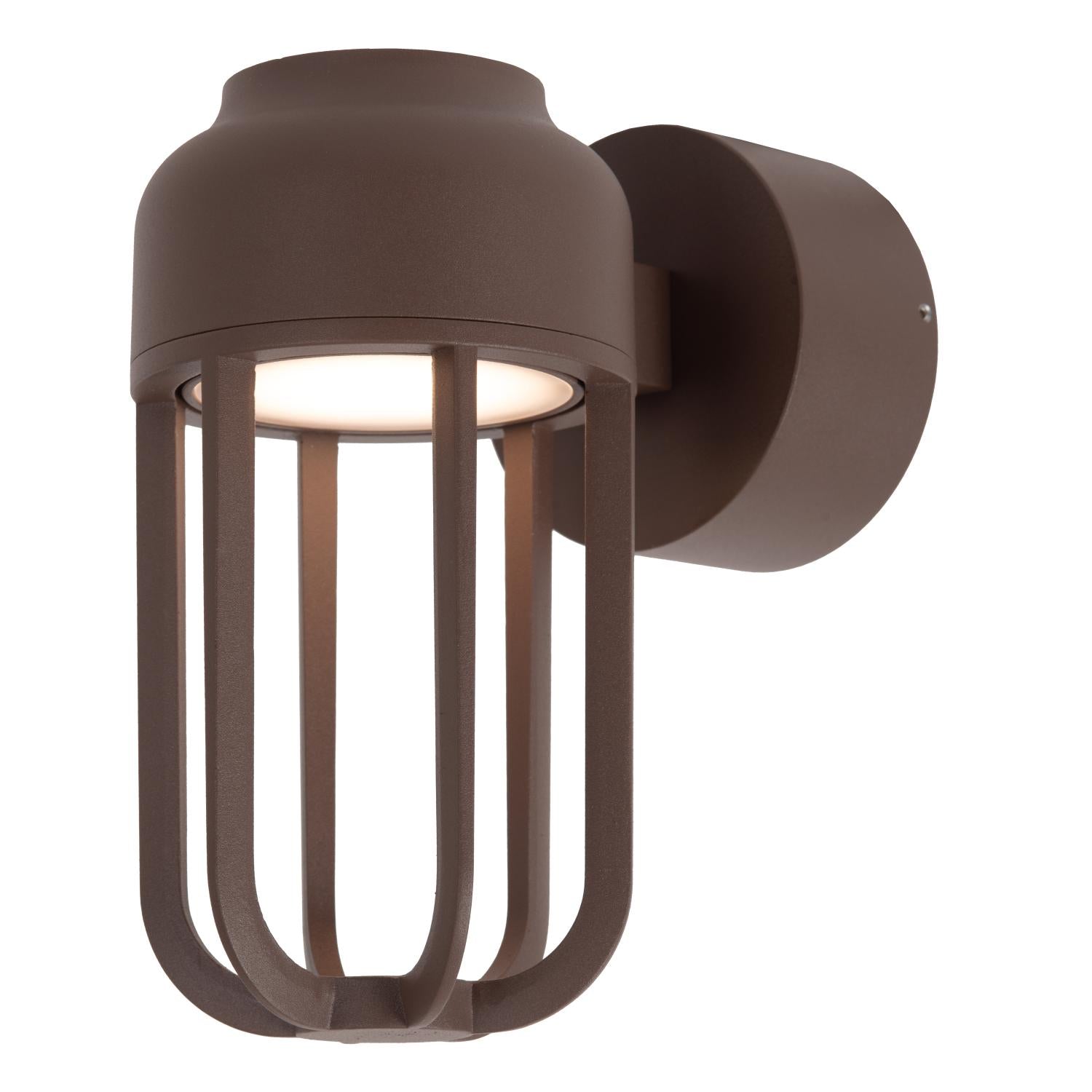 Lucide WELLS Wandlamp - Roest bruin