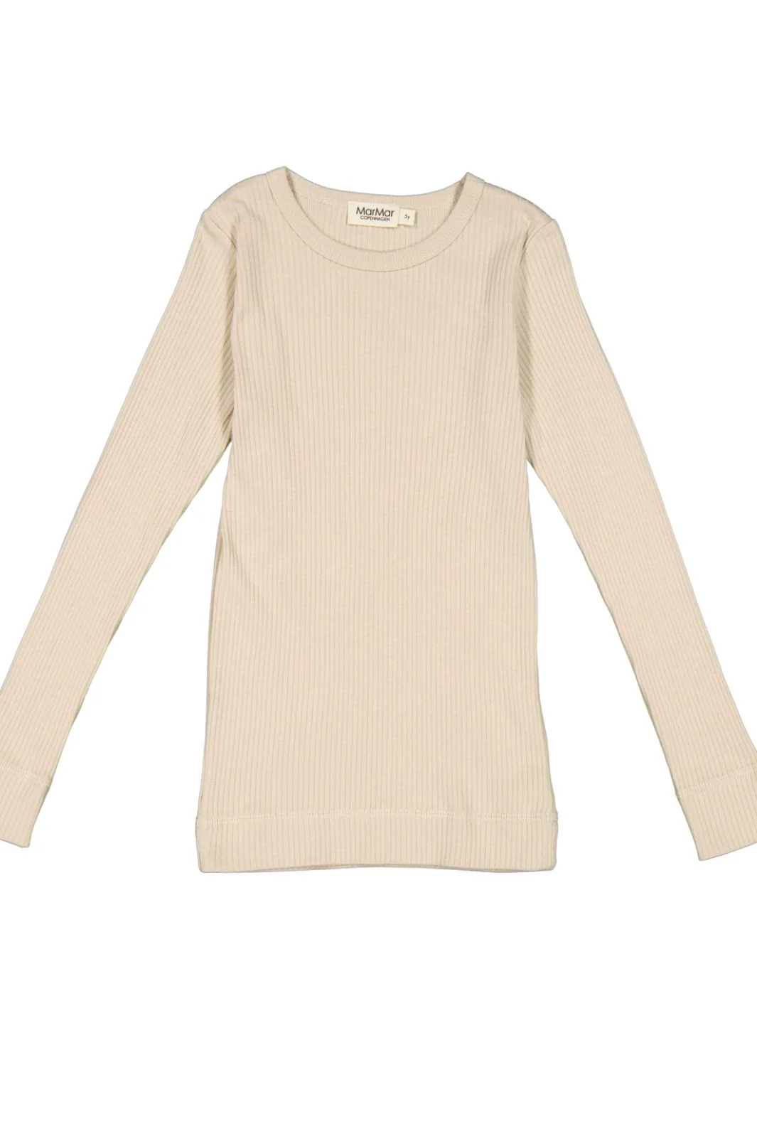 MarMar Plain Tee LS grey sand 0629 modal