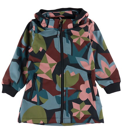Danef? Softshelljakke m. Fleece - Danolivia - Blåck Geofleur