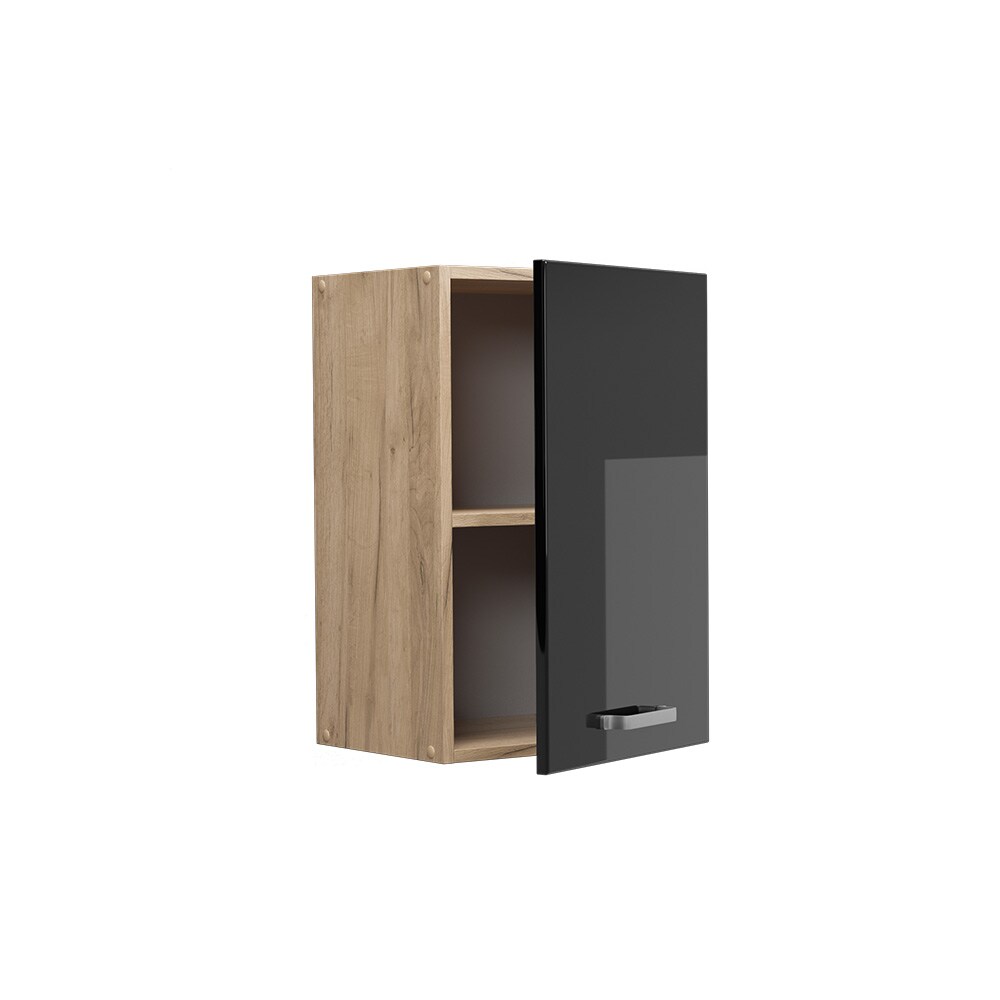 Vicco Hängeschrank Küchenschrank R-Line Solid Eiche Blau Grau 40 cm modern