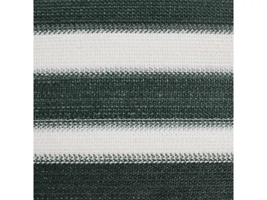 Filet brise-vue vert et blanc 1,5x10 m PEHD 75 g/m²