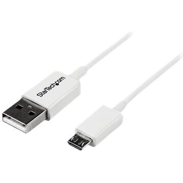 StarTech.com Câble Micro USB 1 m - A vers Micro B - Blanc