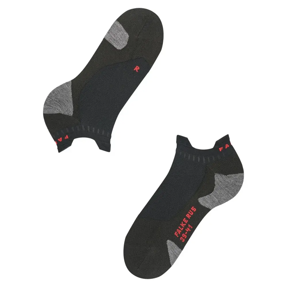 Falke RU5 Race Invisible Hardloopsokken Zwart/Mix Heren