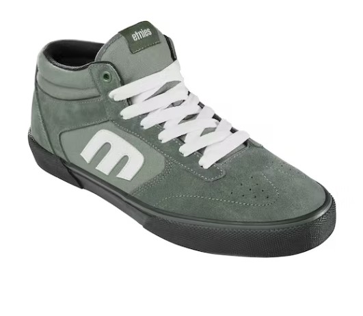 Etnies Windrow Vulc Mid Green White Black 11 US