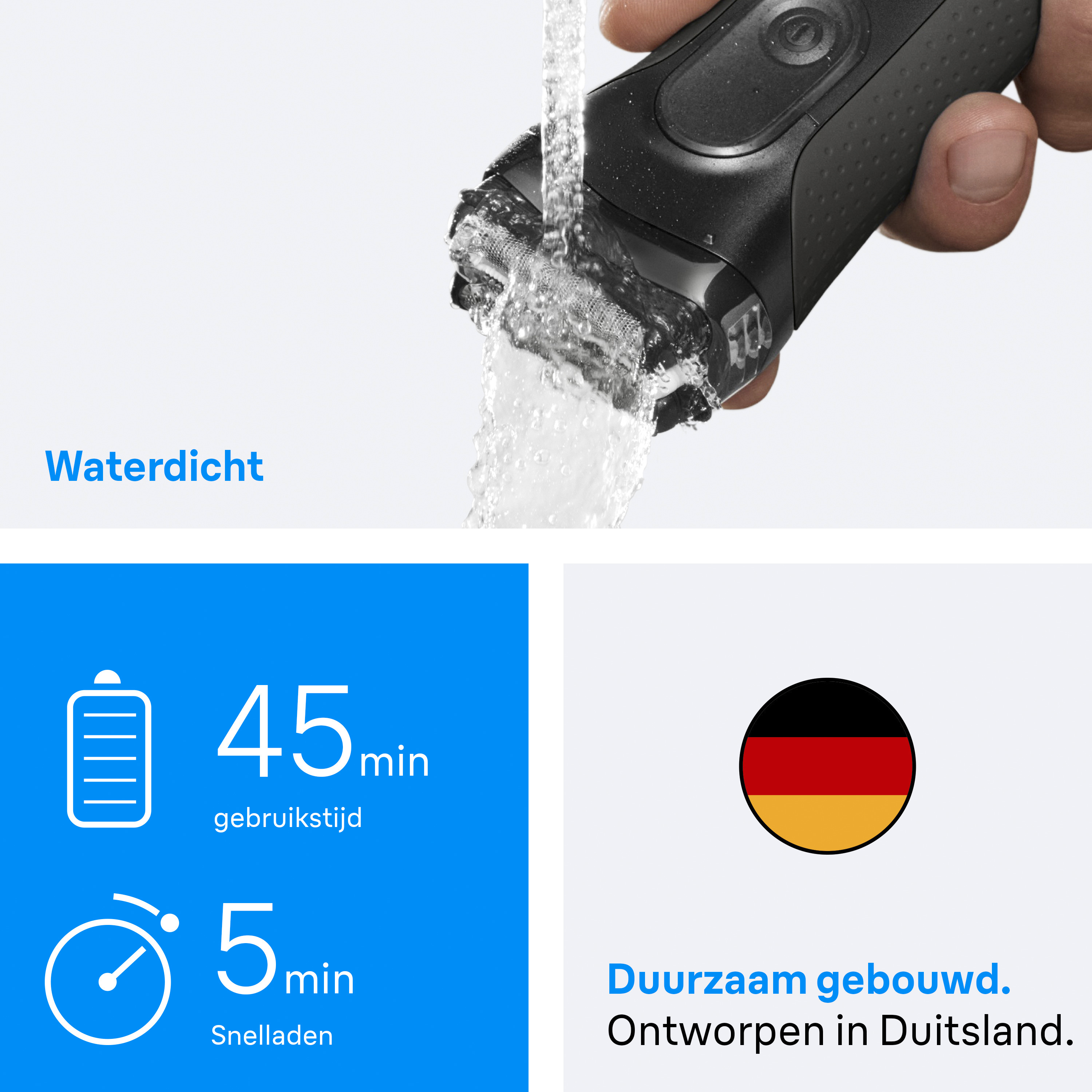 Braun Elektrisch scheerapparaat Series 3+ 3000BT