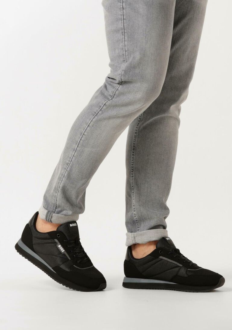 BOSS zwarte boss lage sneakers kai runn