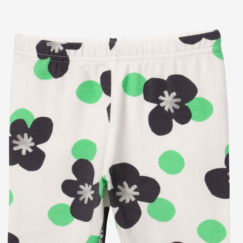 Leggings bébé fille fleurs pop beige Catimini Beige