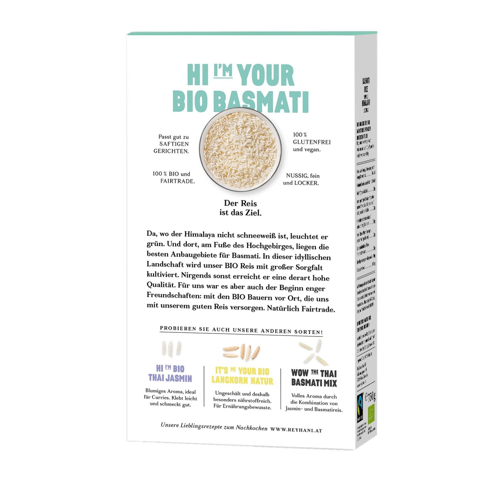 Reyhani Bio Fairtrade Basmati Weiss