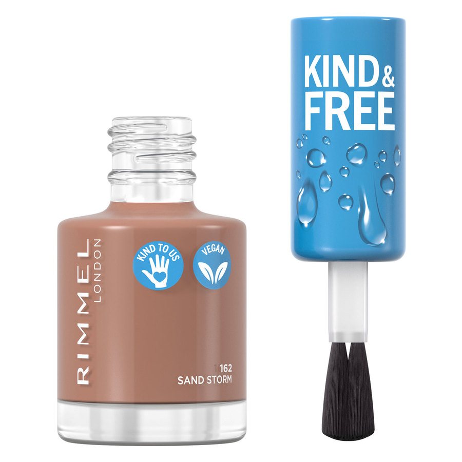 Rimmel London Kind & Free Clean Cosmetics Nail Polish 162 Sand Storm 8ml