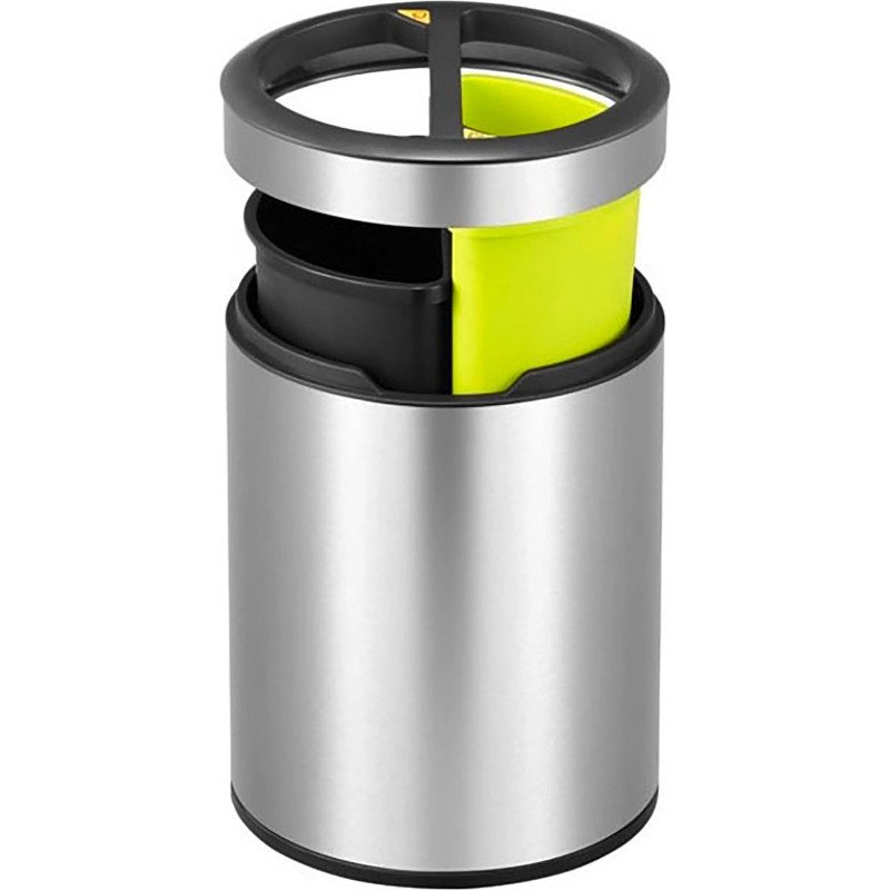 Poubelle tri sélectif Open Top ronde 2 x 5 L