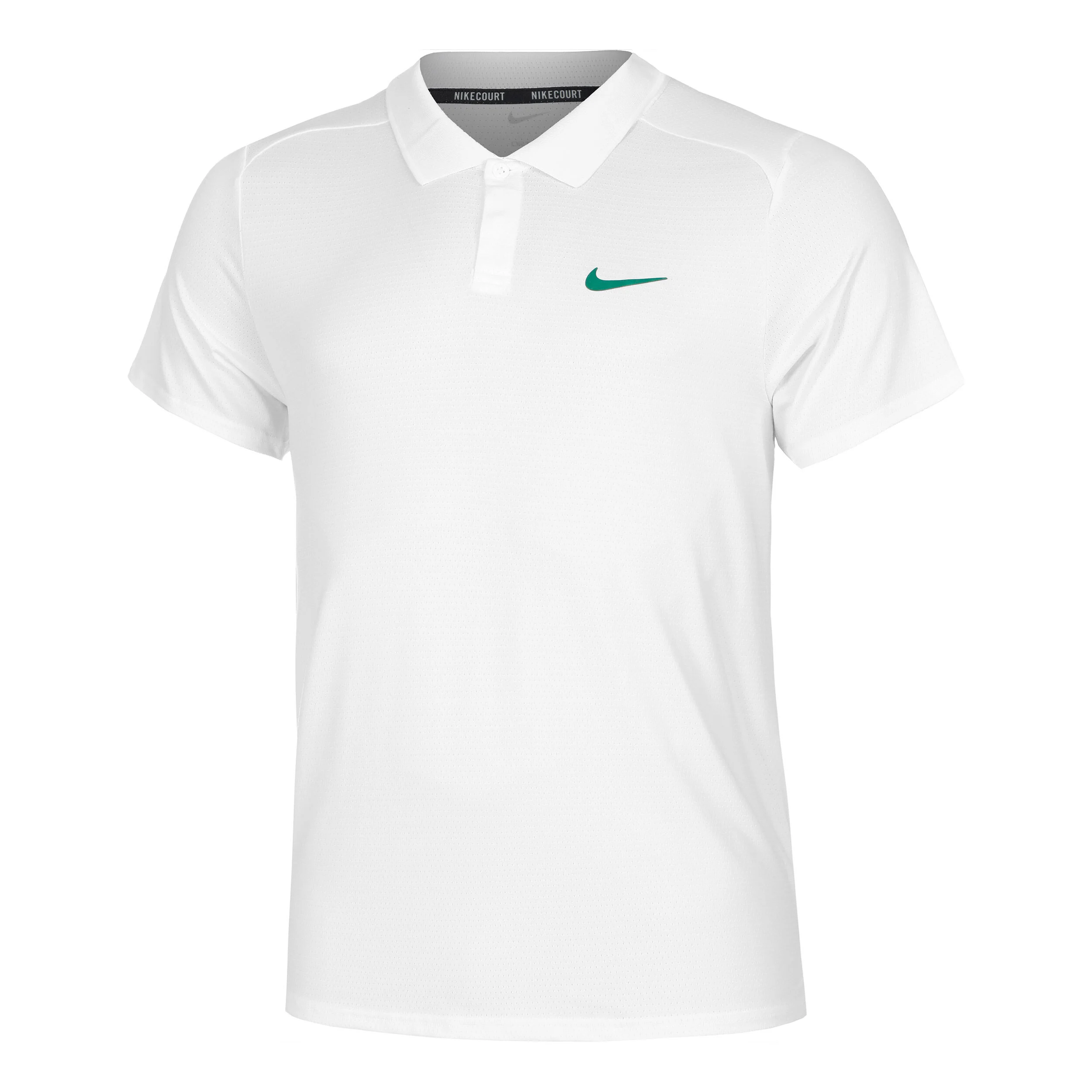 Nike Dri-Fit Court Advantage Polo Hommes - Blanc