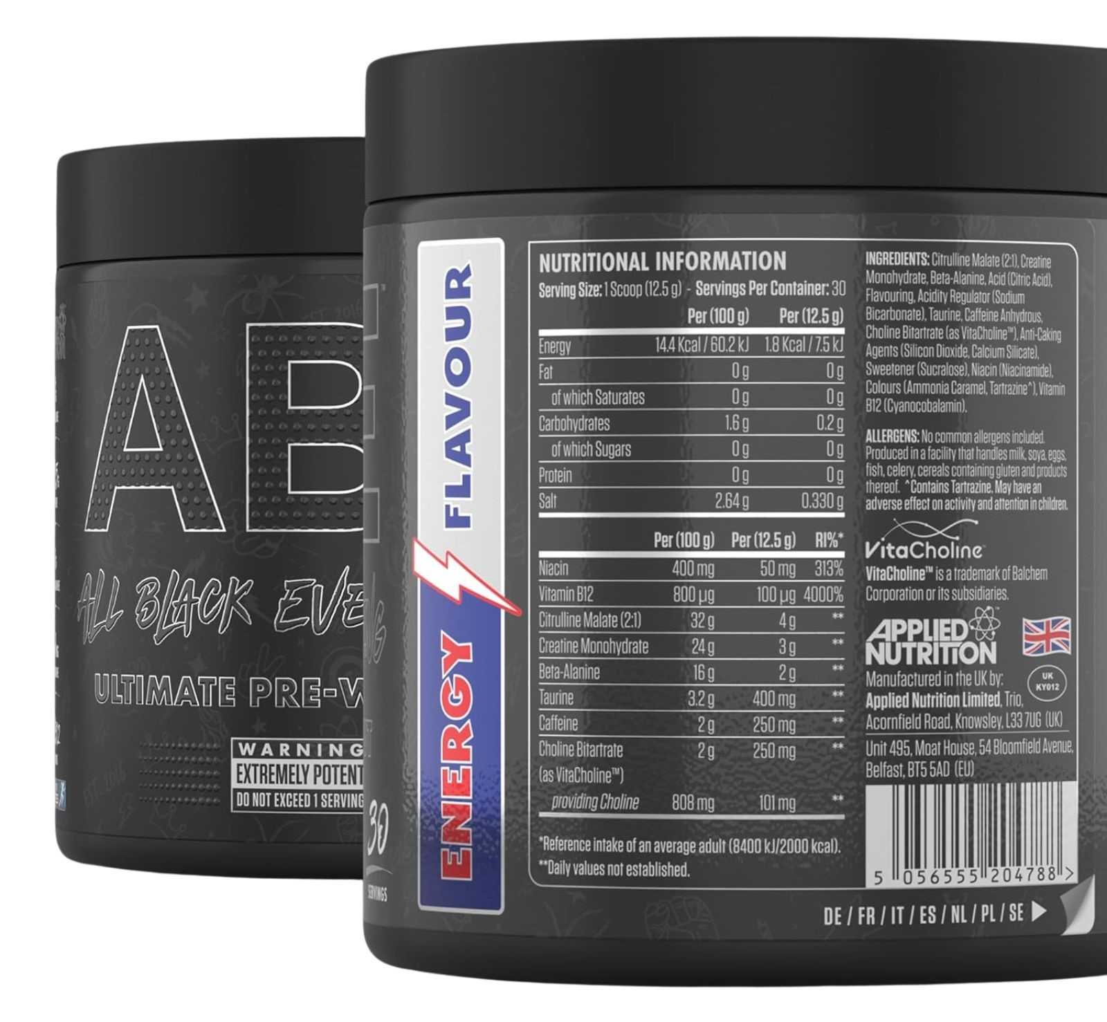 Applied Nutrition ABE Ultimate pré-treino 375g