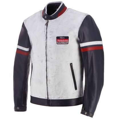 Blouson Helstons V-SERIES - Bleu / Blanc