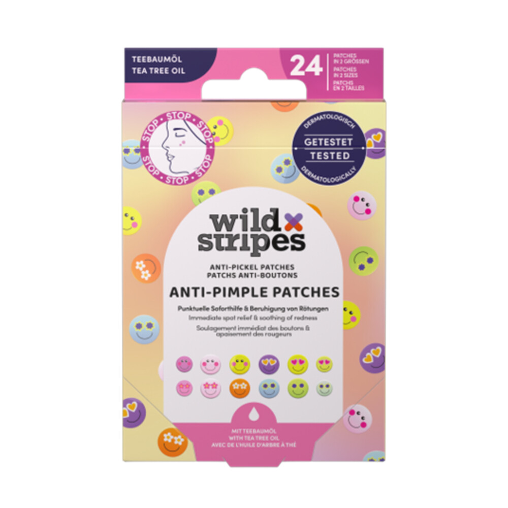 Wild Stripes Anti-Pimple Patches Holo Clear24 stuks