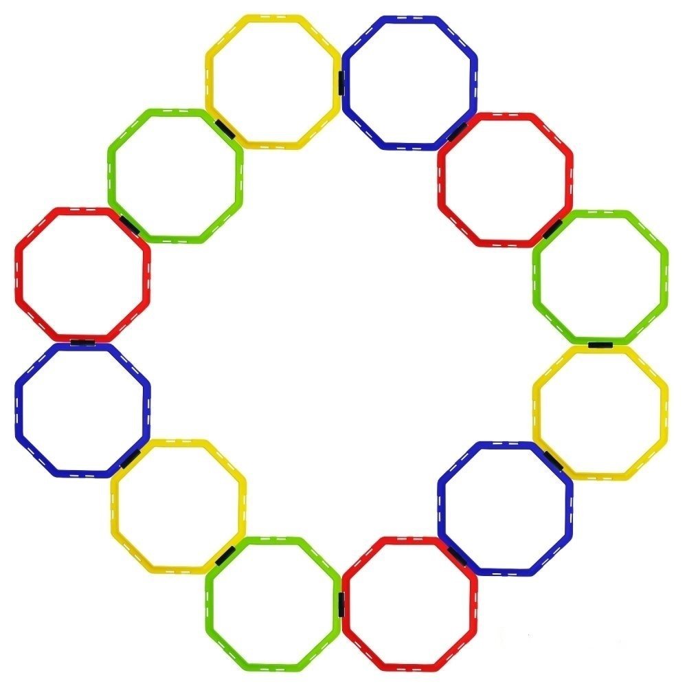 Octa Koordinationsgitter 12er multicolor