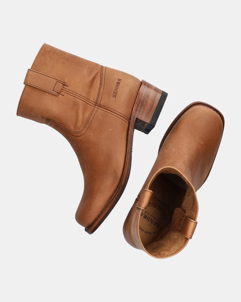 Sendra 13012 Rits- & gesloten boots  - cognac