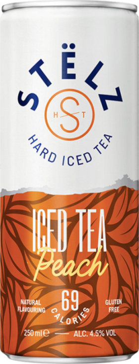 STËLZ HARD SELTZER ICED TEA PEACH 12X25CL
