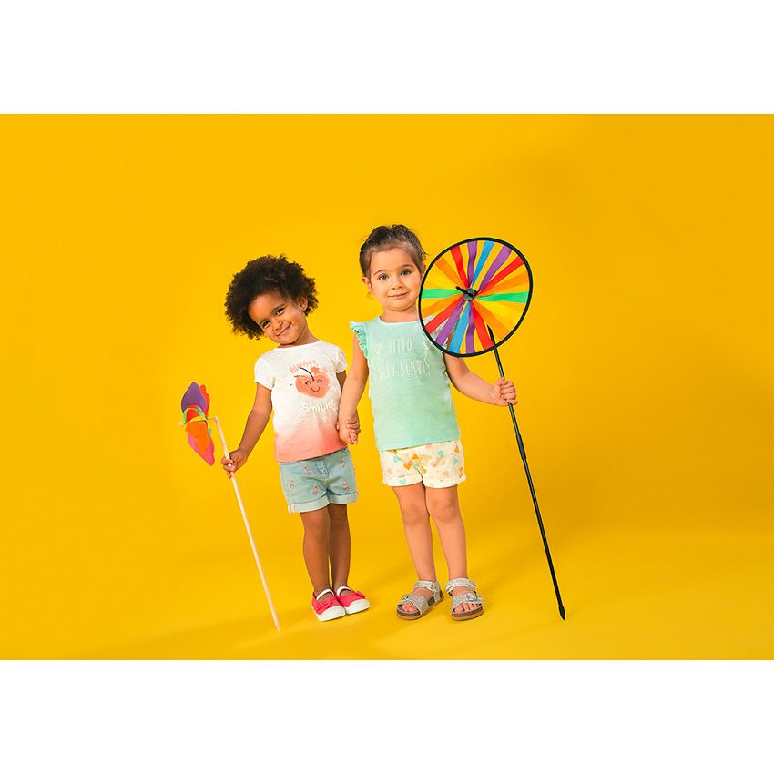 Lot de 2 shorts pour bébé fille - Rose