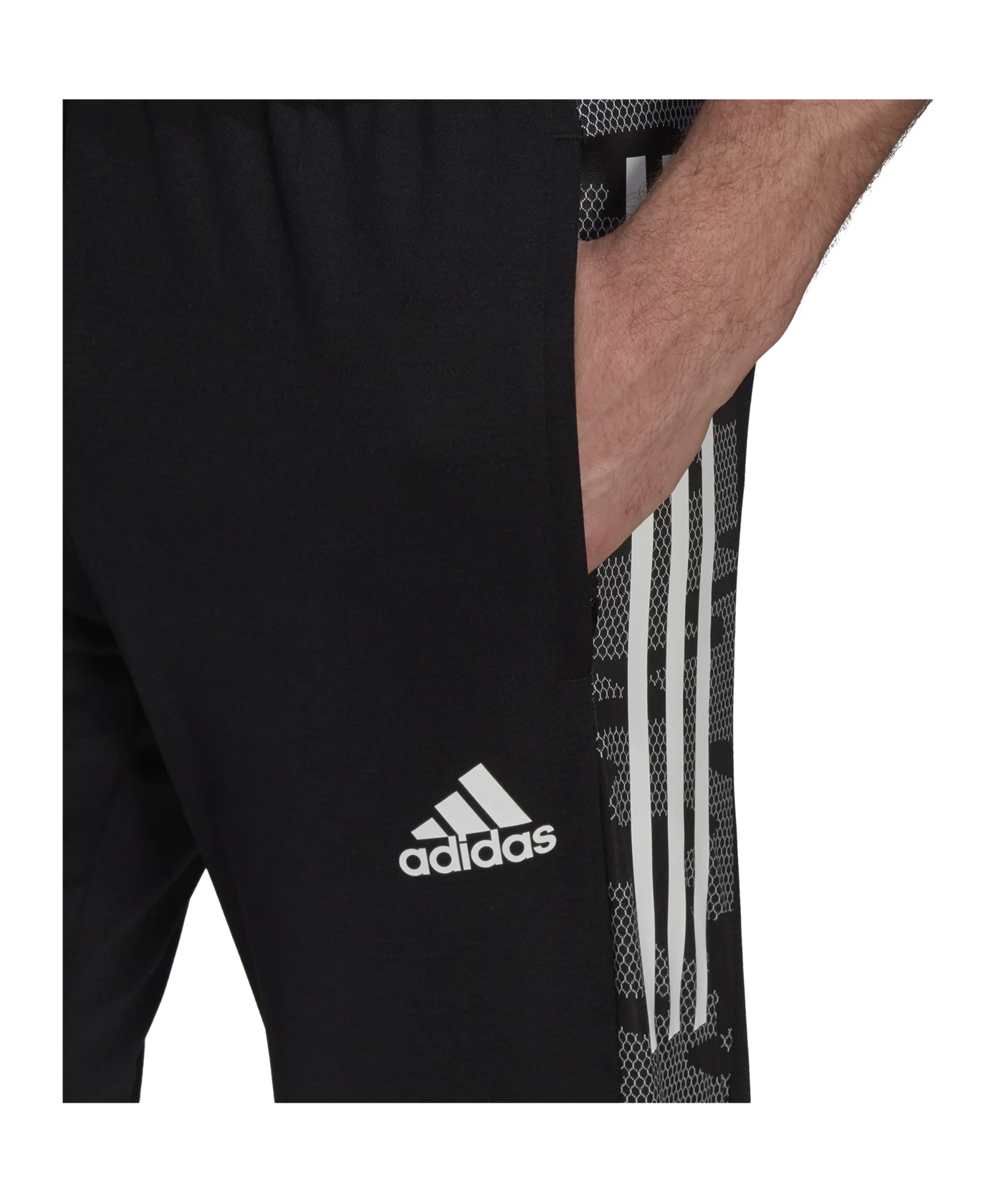 adidas Condivo 21 Trainingshose Schwarz Weiss