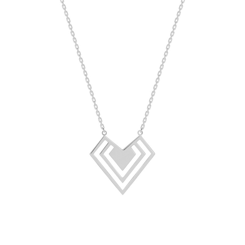 Collier Femme - Argent 925 - Longueur : 42 cm