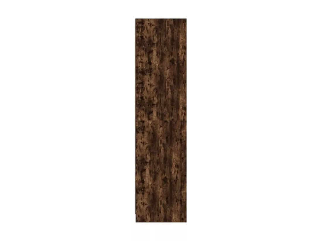 Garde-robe chêne fumé 100x50x200 cm bois d'ingénierie