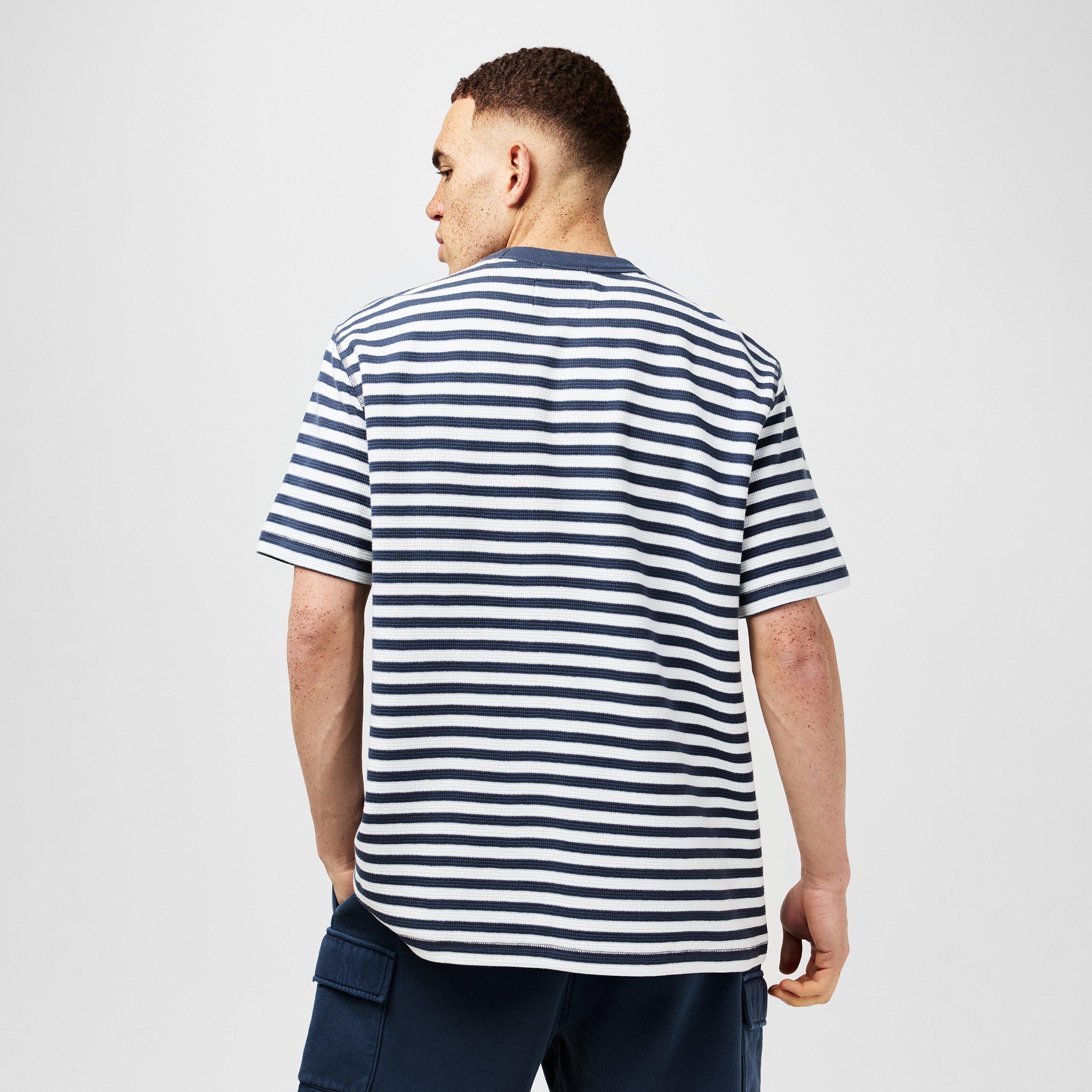 Jack Wills JW Waffle Stripe T Shirt