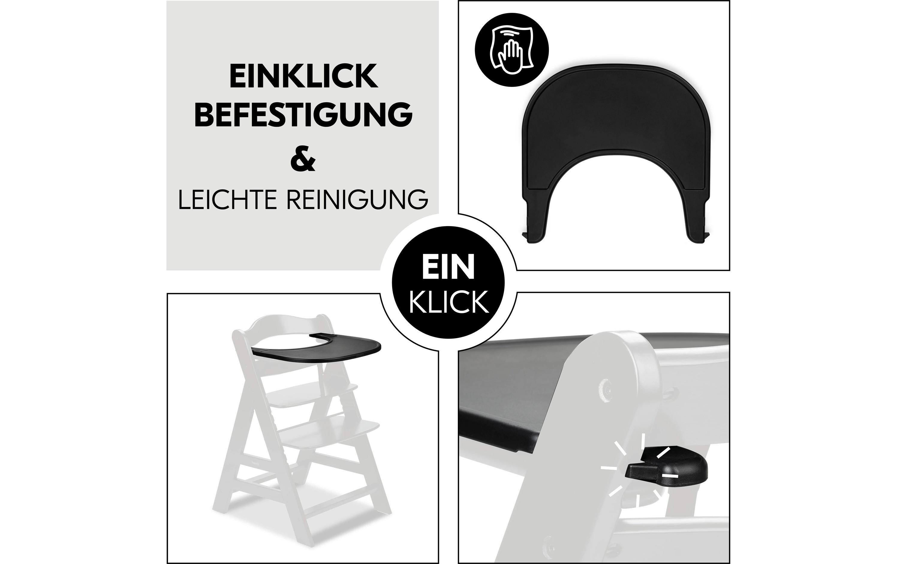 Essbrett Alpha Click BlackNachhaltiges Essbrett für den Alpha+ und Beta+