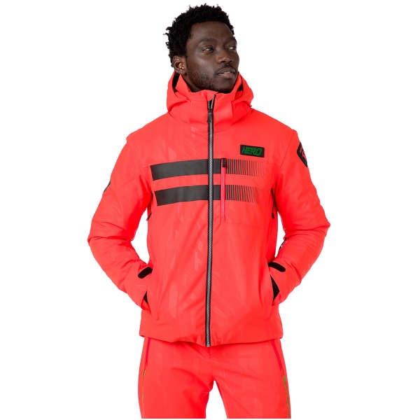 Veste de ski ROSSIGNOL HERO COURSE JKT NEON RED