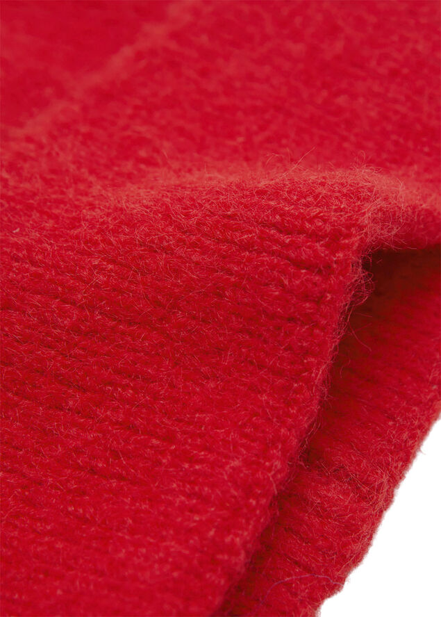 MANGO Knit beanie Red