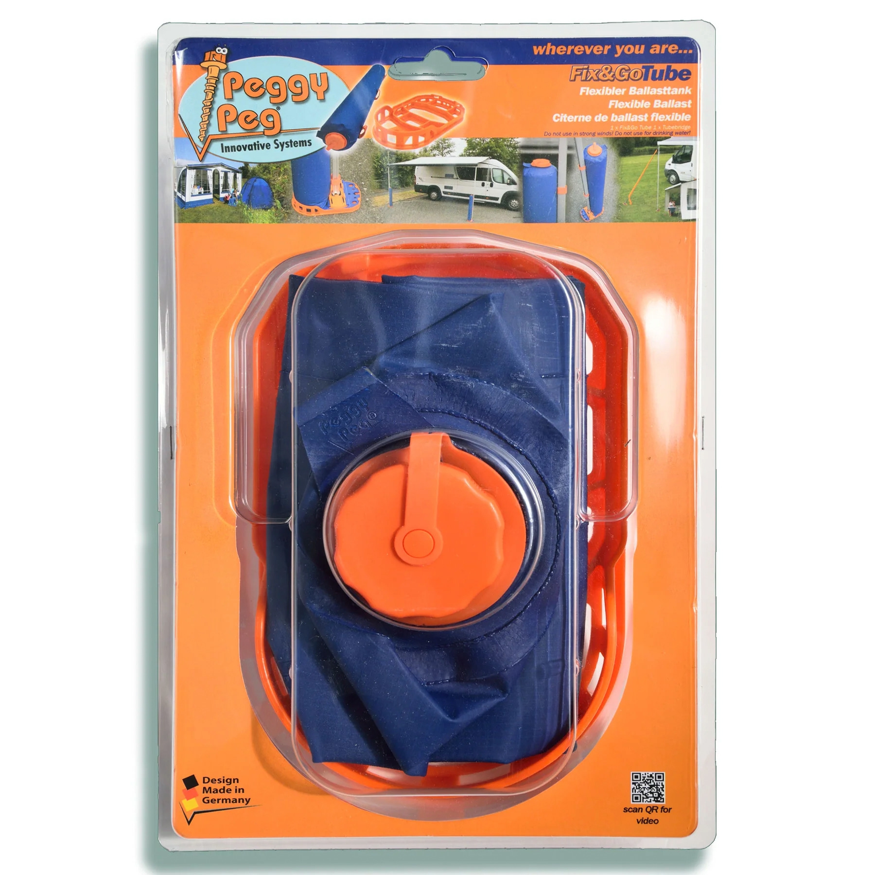 Peggy Peg Fix&Go Tube, 1 Stk. - Flexibler Ballasttank
