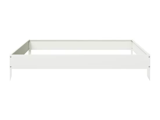 Jardinière bac lit surélevé blanche 100 x 100 x 45430 cm 02_0039256
