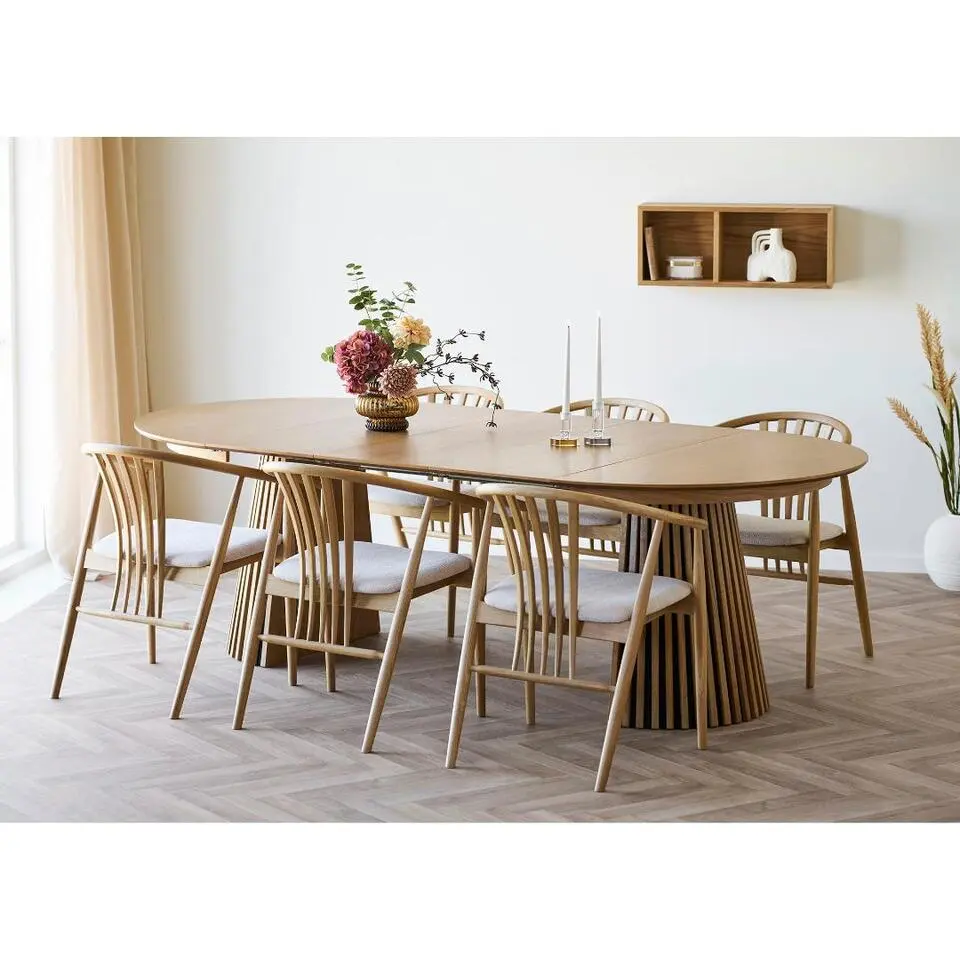 Hioshop Kria wandplank 2 planken eikenfineer