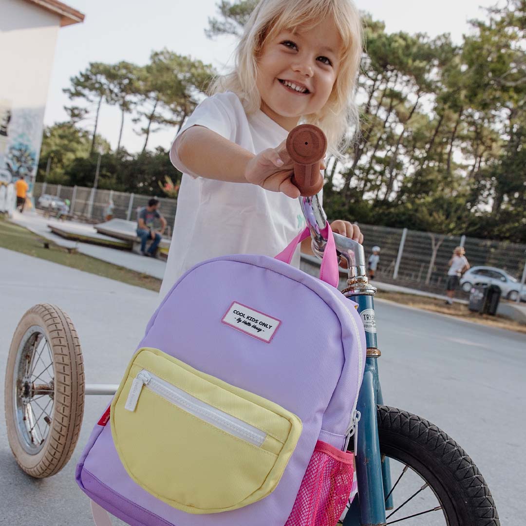 Hello hossy rugzak mini mauve - 31 cm