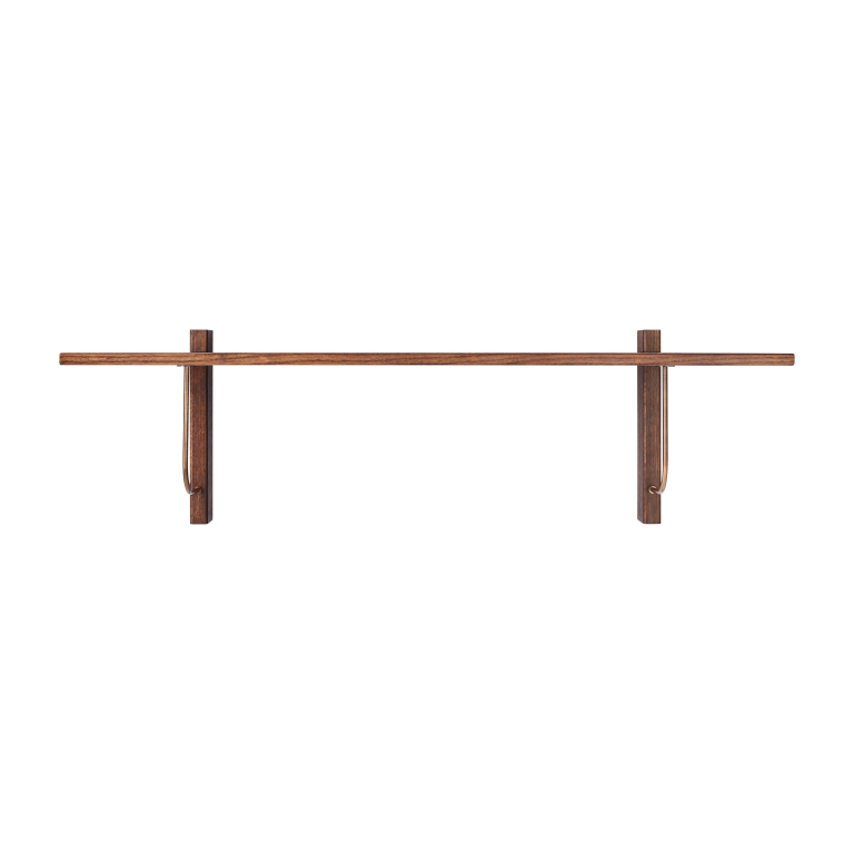 Audo Copenhagen Corbel wandplank 100x30 donker eiken