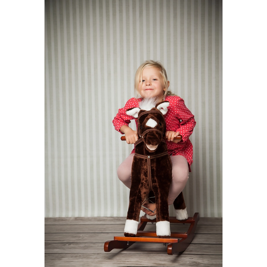 knorr toys® Schaukelpferd Brauny braun