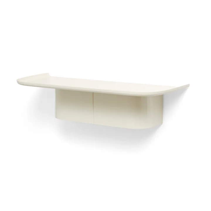 HAY - Korpus Wandregal mit Kleiderhaken, M, cream