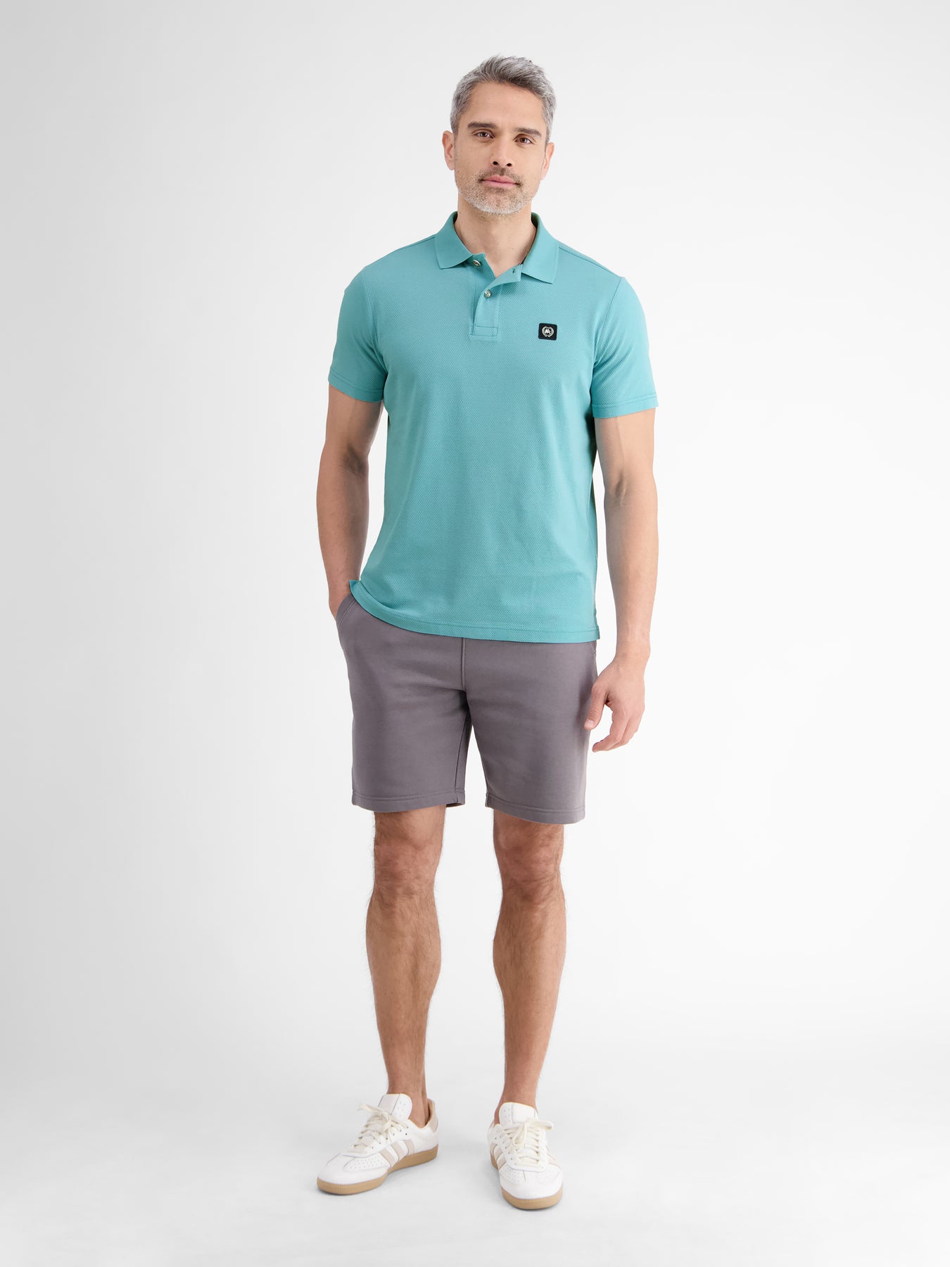 Poloshirt in weicher Waffelpiquéqualität