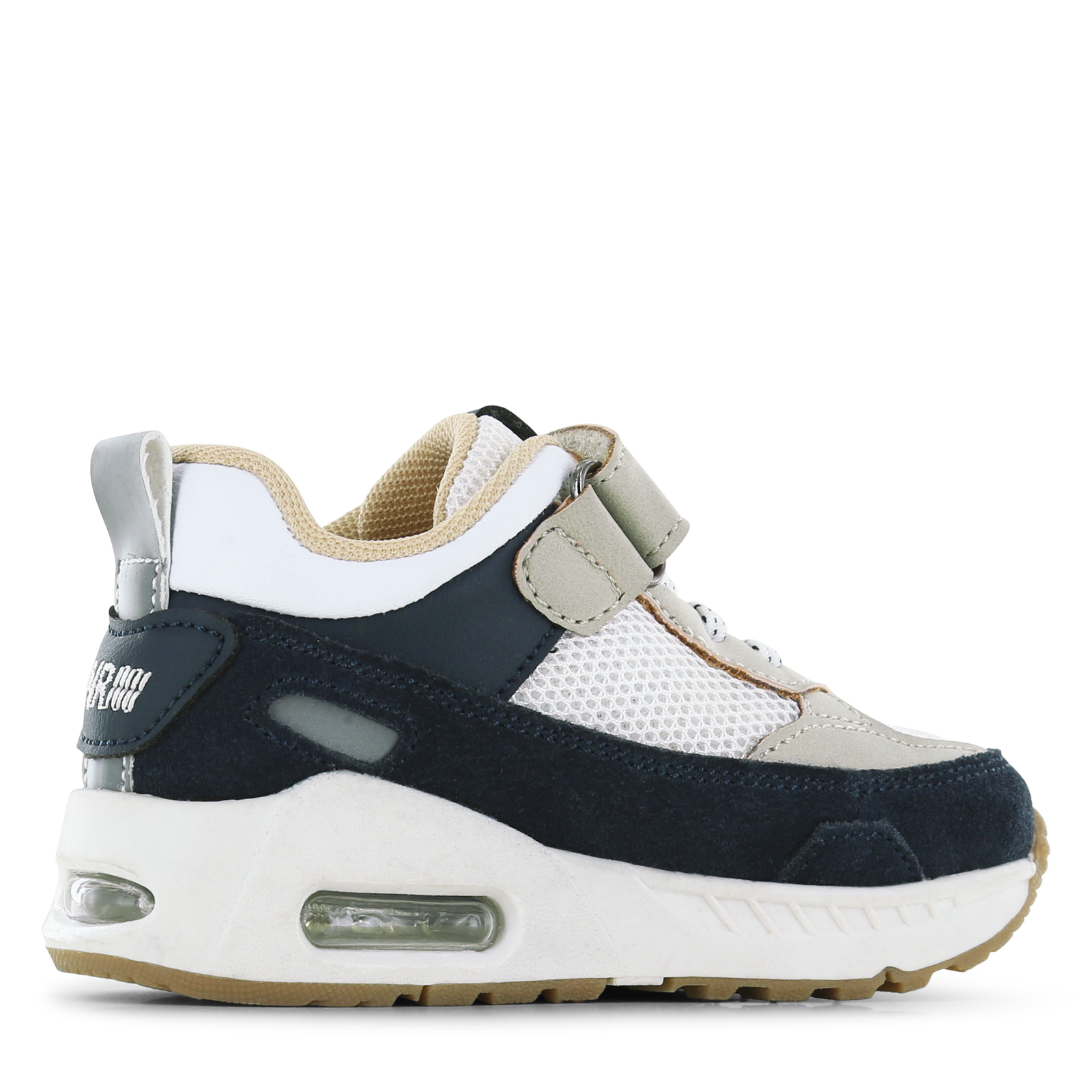 Shoesme zwart met rode sneaker Microleer | Jongens schoenen