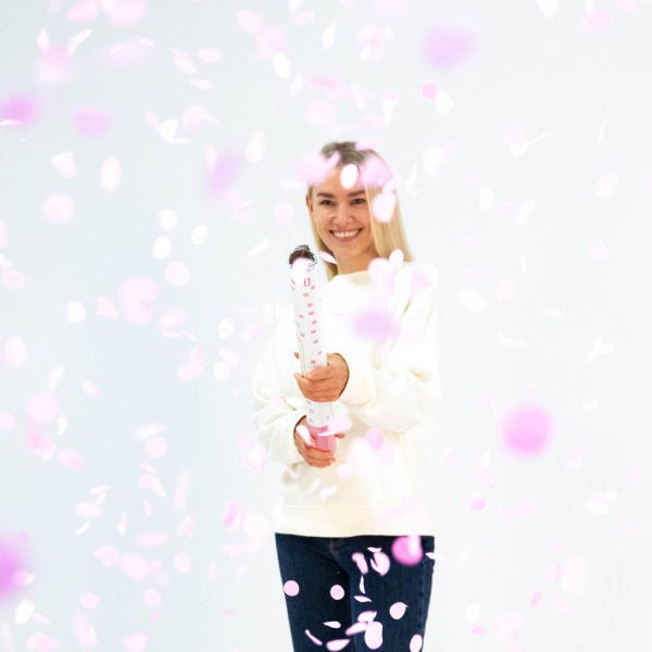 Roze Confetti Kanon 60cm
