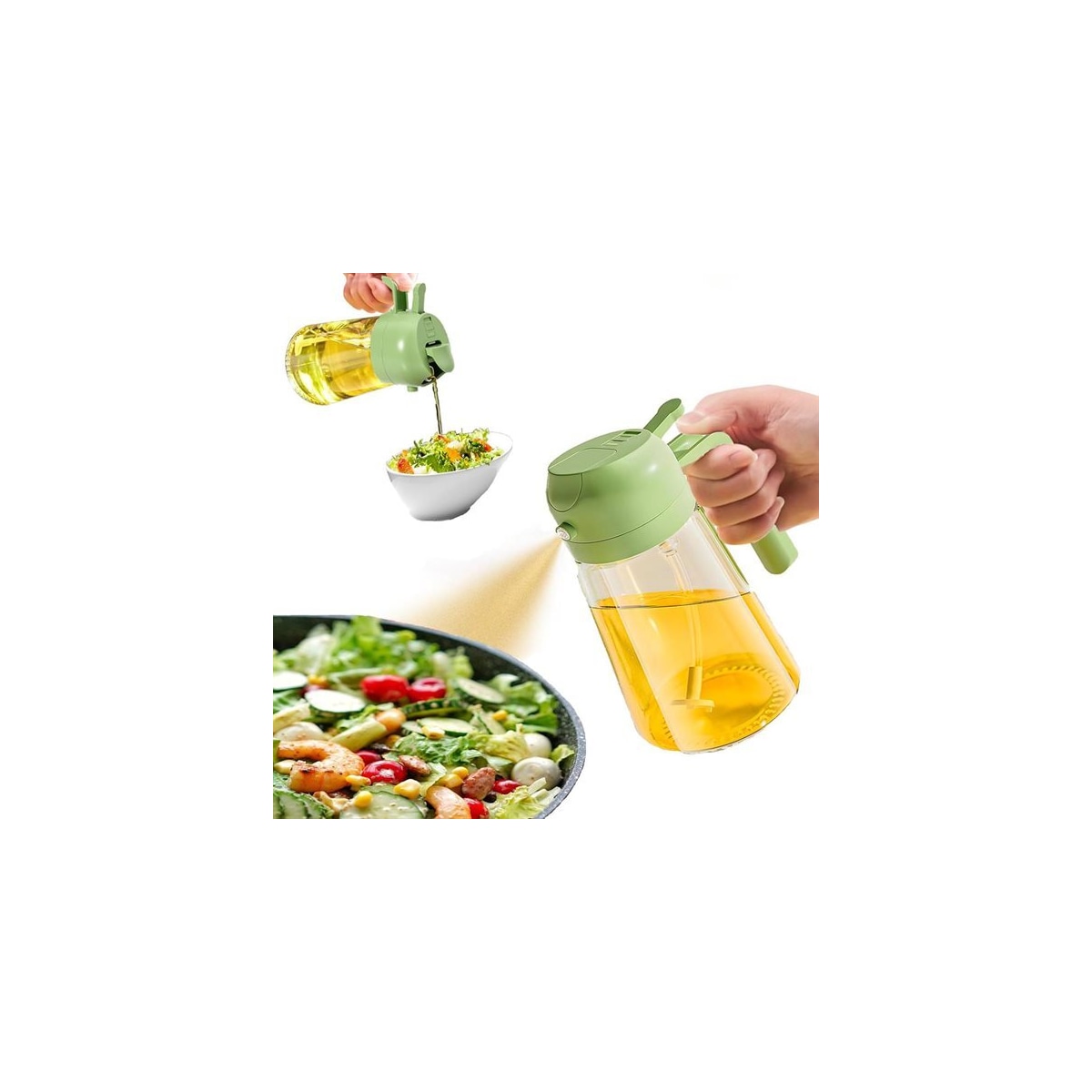 Sprayflaske for olje i glass - 470 ml