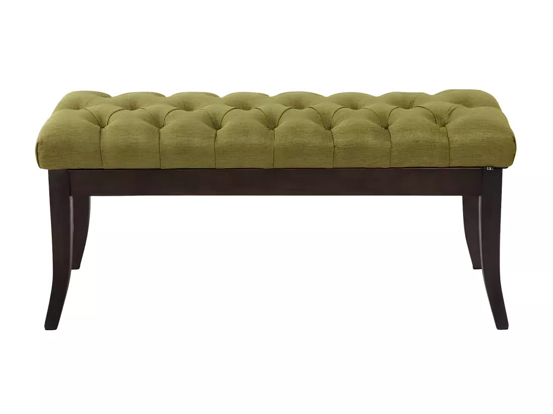 Banquette - Tissu & Bois - Vert - Ramses