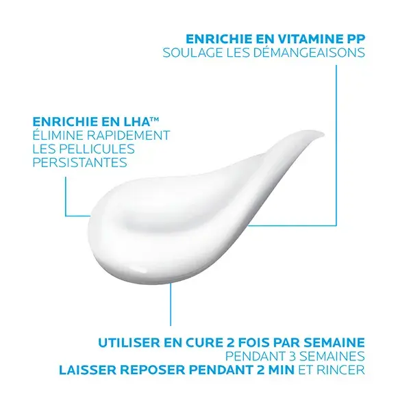 La Roche Posay Kerium Shampoing Antipelliculaire Pellicules Persistantes 200ml