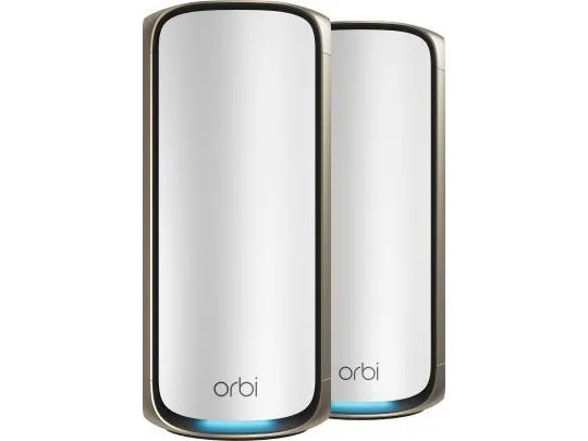 NETGEAR Orbi 970 Series RBE972S - Wi-Fi-system - (router, forlænger) - op til 5400 sq.ft - mesh 10GbE, 2.5GbE, Wi-Fi 7 Quad-Band