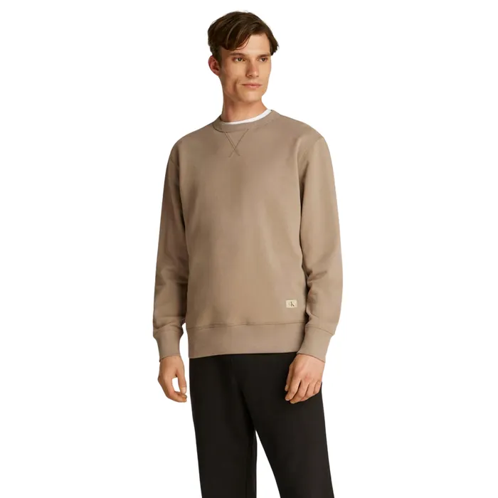 Calvin Klein Woven Label Crewneck Sweater Heren