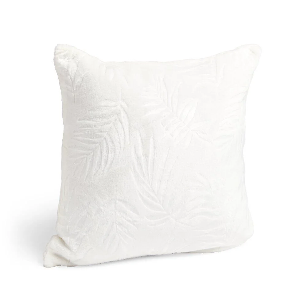 Housse de coussin gaufré 40x40cm polyester 240g/m² - 3 coloris