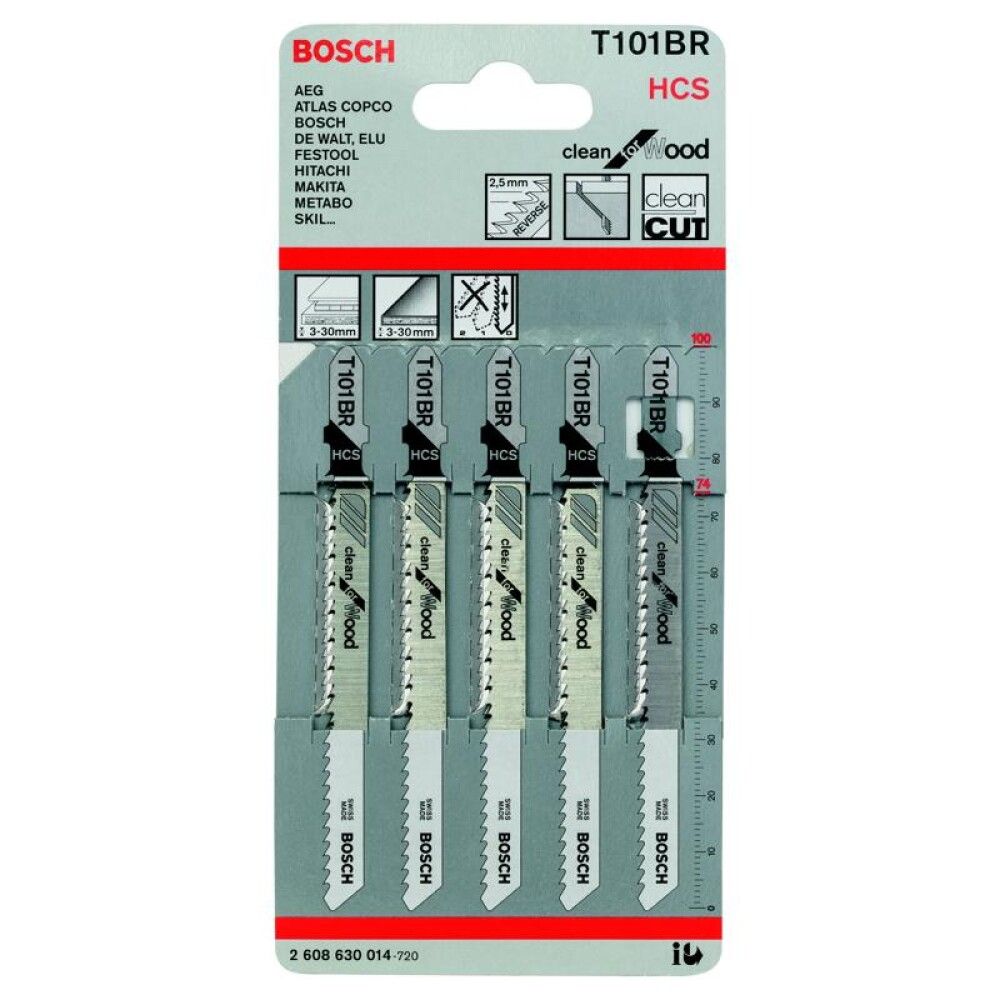 STIKKSAGBLAD BOSCHT101BR 74MM A5 TRE/MEDI