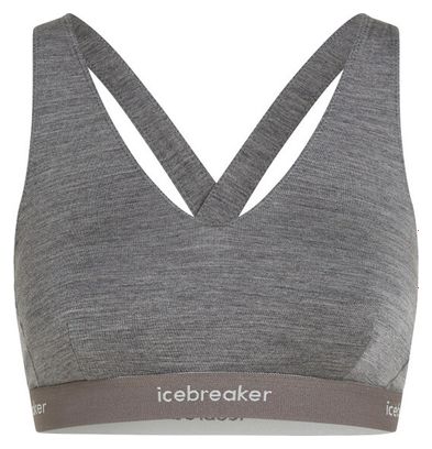 Brassière Icebreaker Merino 125 Cool-Lite Sprite Gris