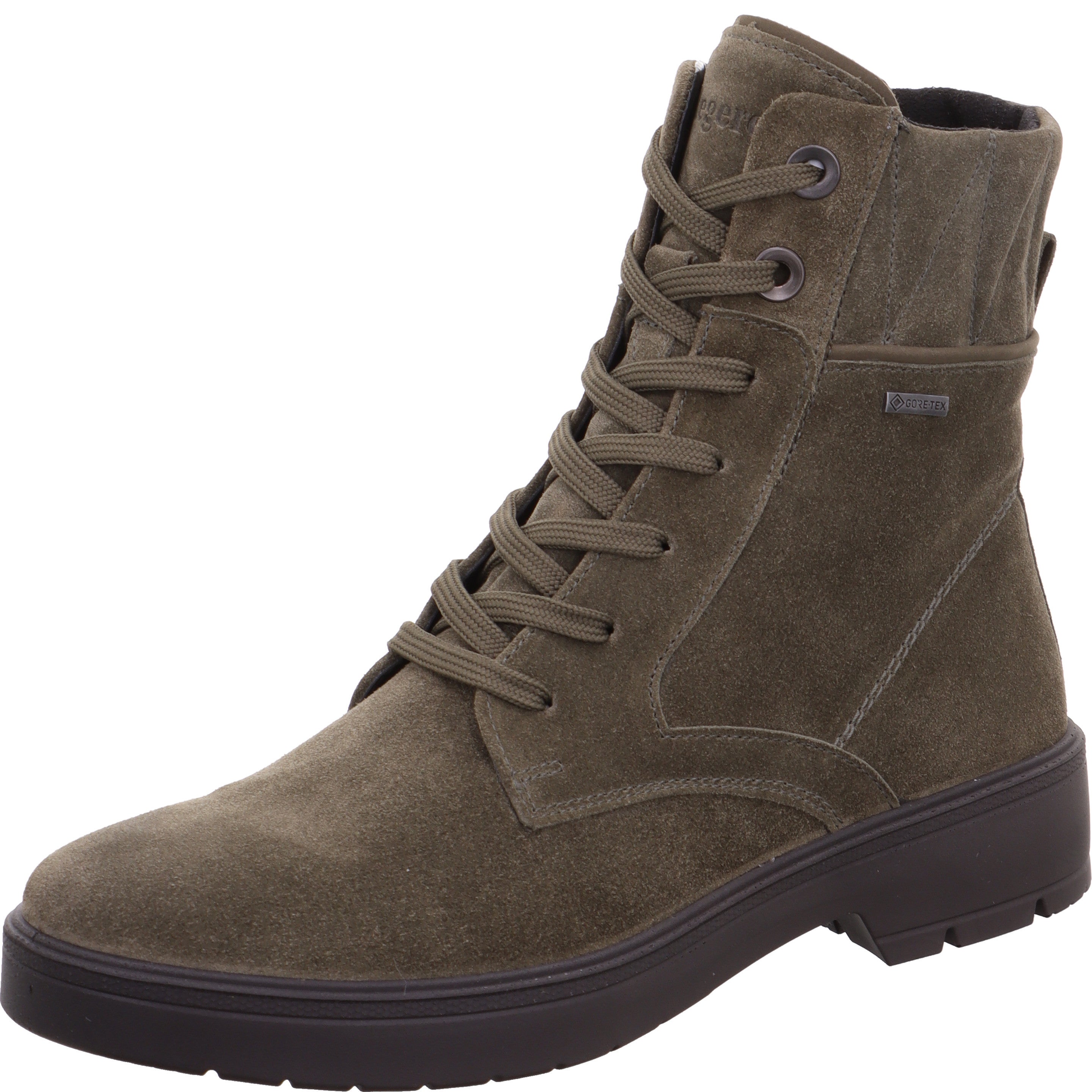 legero MYSTIC Damen  Schnürboots mit Reißverschluss - Farbe: Yerba - Größe: 8