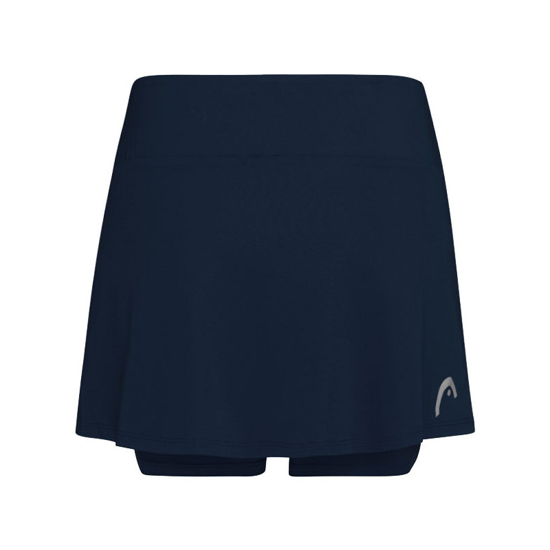 Jupe de tennis femme Head club bleu marine