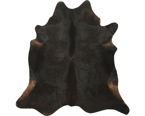 Koeienhuid donkerbruin ca. 210x190 cm